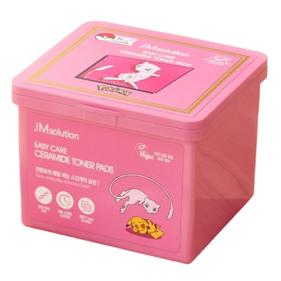 JMsolution Тонер-пэды с керамидами Easy Care Ceramide Toner Pads Pokemon (70шт)