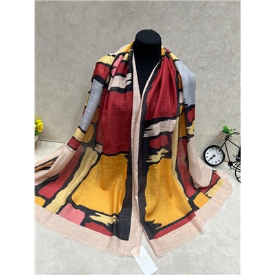 Легкий платок на голову и шею, мультицвет