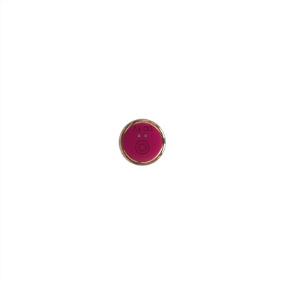 Розовый вибратор-ёлочка Mini Vibrator с пультом ДУ - 19 см.