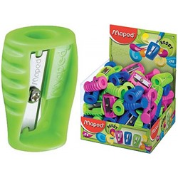 Точилка пластиковая 063211 BOOGY в дисплее ассорти Maped