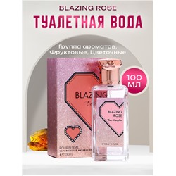 Туалетная вода женская Blazing Rose, 100 мл