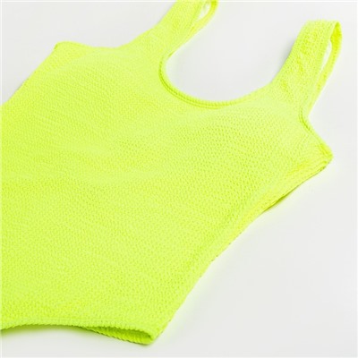 Купальник женский слитный MINAKU цвет салатовый, размер 42