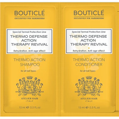 BOUTICLE Thermo Defense Action Пробник термозащитный шампунь/термозащитный кондиционер 15+15 мл