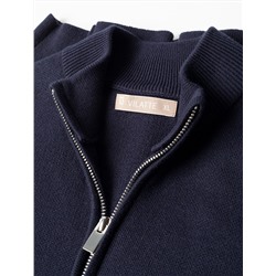 Джемпер двуслойной вязки из мягкой пряжи с хлопком