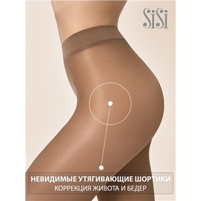 SiSi Колготки INVISIBLE CONTROL TOP 30