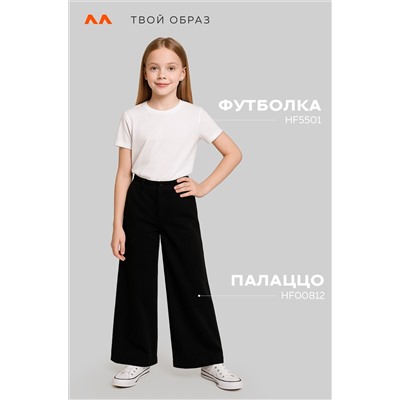 Детская однотонная футболка Happyfox