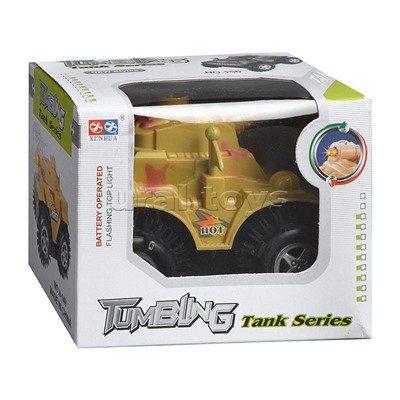 Машина-перевертыш "Силач" на батарейках, в коробке