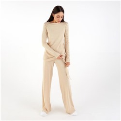 Костюм женский (джемпер, брюки) MIST, размер 40, бежевый