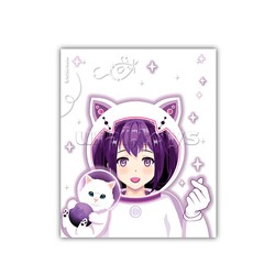 Набор пластиковых обложек Space Anime, для тетрадей и дневников, 212х347мм, 80 мкм, ассорти (пакет 12 шт.)