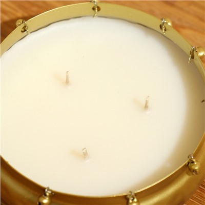 Свеча ароматическая Ghungroo ourli, 120 г, соевый воск, black oudh