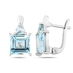 Серьги, топаз, Санторини