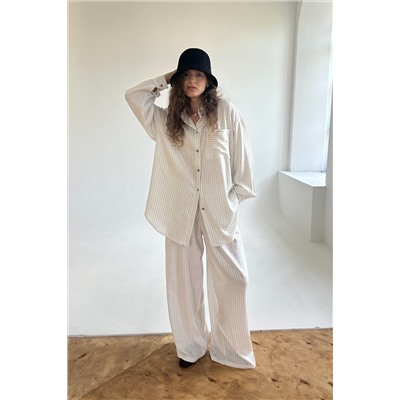 Костюм женский  SET065/14/Белый, черный