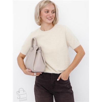 Сумка женская кожаная 8506VG beige Vitelli Grassi  в Новосибирске