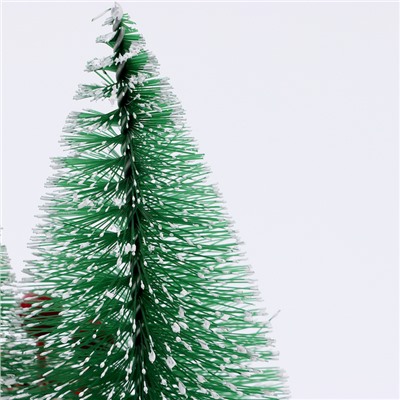 Декор «Две ёлки с шишкой», на подставке, 8.5×10×16 см