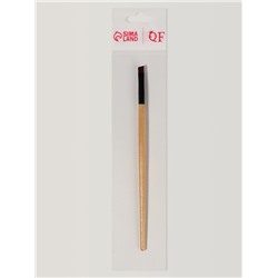 Кисть для макияжа, скошенная, 18 (± 1) см, бежевая