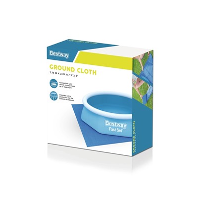 Подстилка для круглых бассейнов, 274 х 274 см, 58000 Bestway