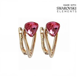 Серьги с кристаллами Swarovski