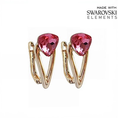 Серьги с кристаллами Swarovski