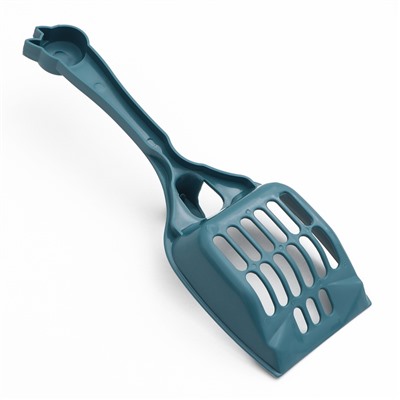 Туалет с бортом 46×38×18 см, голубой