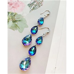 Серьги с чешскими кристаллами