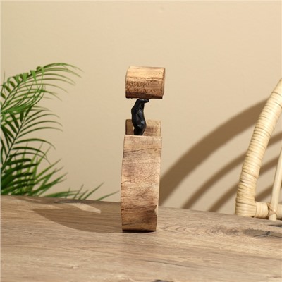 Сувенир «Сила», 17×5×23 см, полимерная смола, манговое дерево