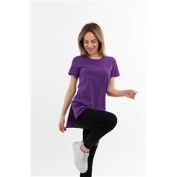 Женская удлиненная футболка с разрезами Happyfox