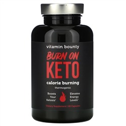 Vitamin Bounty, Burn On Keto, Calorie Burning Thermogenic, 60 Capsules