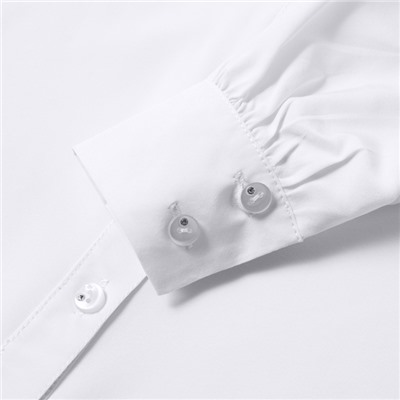 Блузка для девочек, цвет белый, рост 140 см