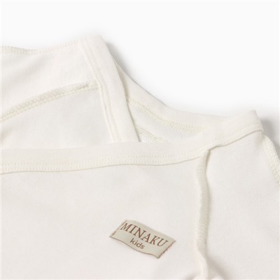 Боди детское MINAKU, рост 80-86 см, цвет экрю