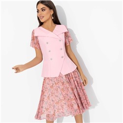 Костюм с юбкой комбинированный, Сияние уверенности (2 в 1)