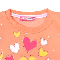 5521 Джемпер для девочки утепленный