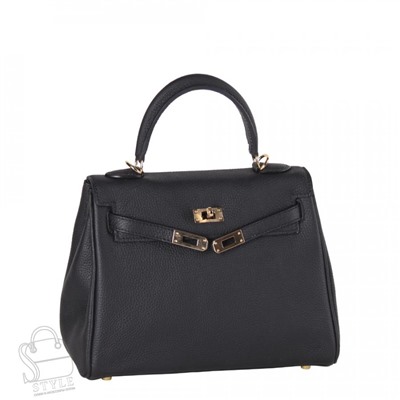 Сумка женская кожаная 25KLVG black Vitelli Grassi