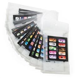 Nail Art Трафареты для аэрографии JHF 9, в ассортименте 9963