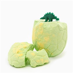 Бомбочка для ванны «Яйцо дракона» зелёная, с игрушкой, 140 г