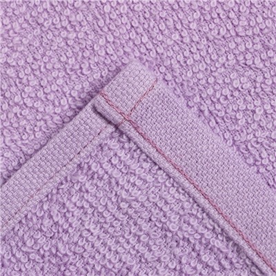 Салфетки махровые декоративные «Этель», 6 шт., 30×30 см, хлопок 100%, фиолетовые