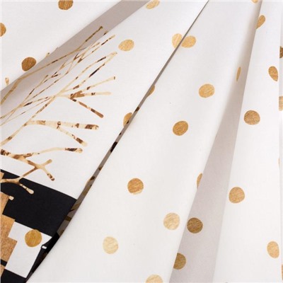 Скатерть новогодняя «Этель» Золотой город 147×180 см, 100% хлопок, саржа 190 г/м² с ГМВО