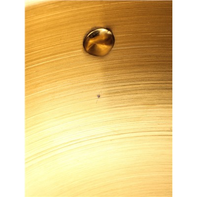 УЦЕНКА Сотейник 20 см, h=6, толщина 1 мм, 201 сталь, цвет золото