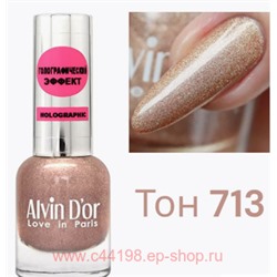 Alvin D`or Лак для ногтей  Holographic тон 713 гиацинтов дождь 15 мл