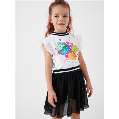 Джемпер трикотажный для девочек (футболка)