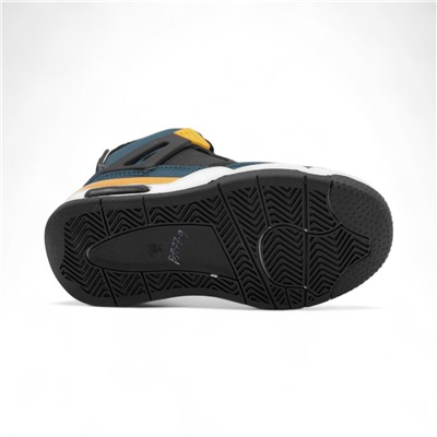 Кроссовки зимние на меху В7177-9 черно желтые