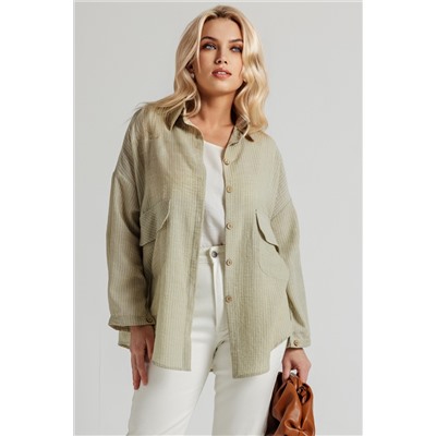 Блузка женская  4515/01/Оливковый