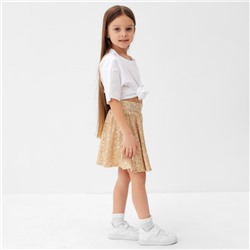 Юбка из пайеток KAFTAN размер 38 (146-152 см), золотой