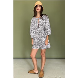 Костюм женский  SET070/07/Белый, розовый