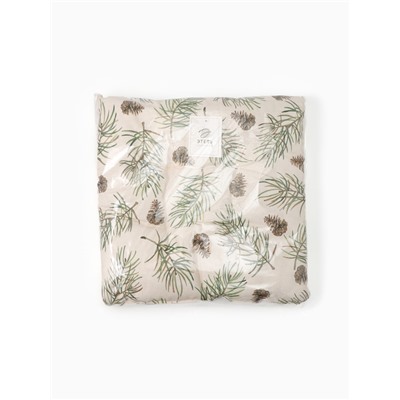Подушка на стул новогодняя «Этель» Christmas tree, 42×42 см, бежевая