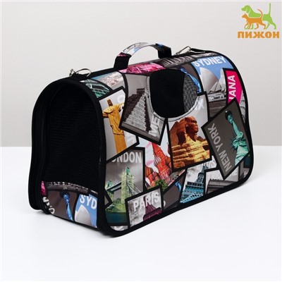 Сумка - переноска для животных «Путешественник», размер M, 40×21×27 см