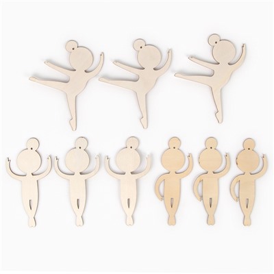 Набор для творчества «Изящные балерины», 9 основ
