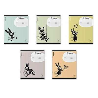 Тетрадь  24л линия "Funny Bunny" MIX-PAC 64855 ErichKrause