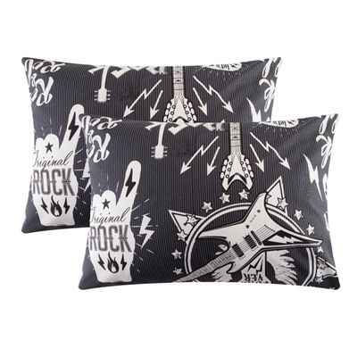Комплект наволочек «Этель» Rock&Roll, 50×70 см, 2 шт., бязь, хлопок 100%