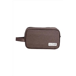 Kristaller Косметичка дорожная мужская Travel Have a good trip, коричневый KRISTALLER, 1111138