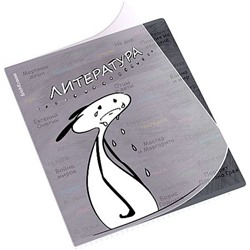 Тетрадь 48л с пластиковой обложкой "Чубрик" по литературе 59469 ErichKrause